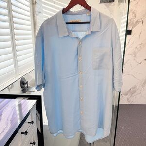 Tommy Bahama Light Blue Casual Button Down Shirt